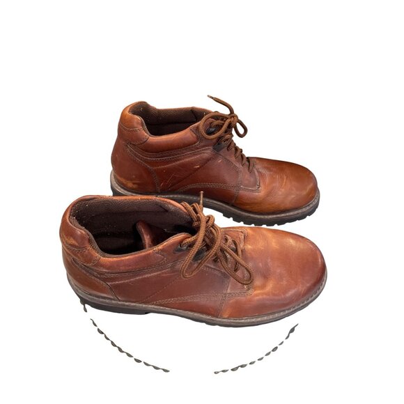 RJ Colt mens brown leather ankle moto boots sz 12M SKU 9869 main image 9